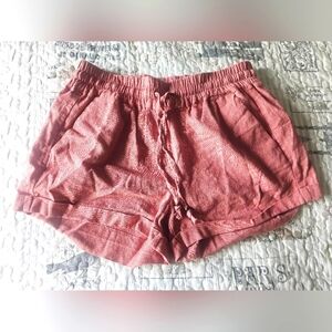 NWT Love Tree Dusty Rose Linen Blend Shorts Size M